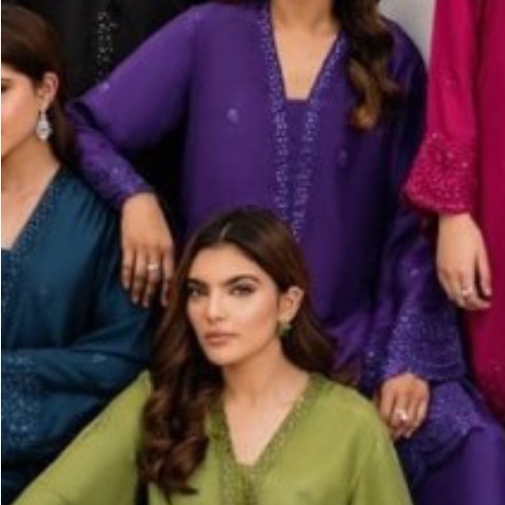 Indian Pakistani outfit with farshi salwar
